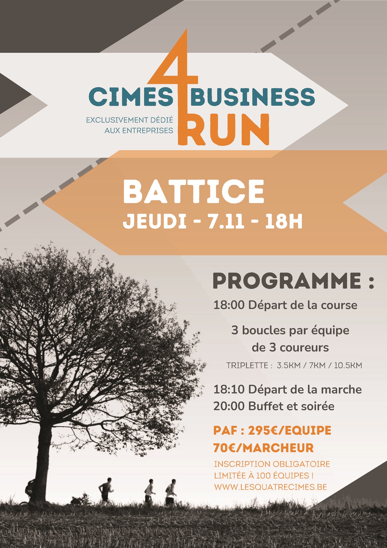 Flyer de la course