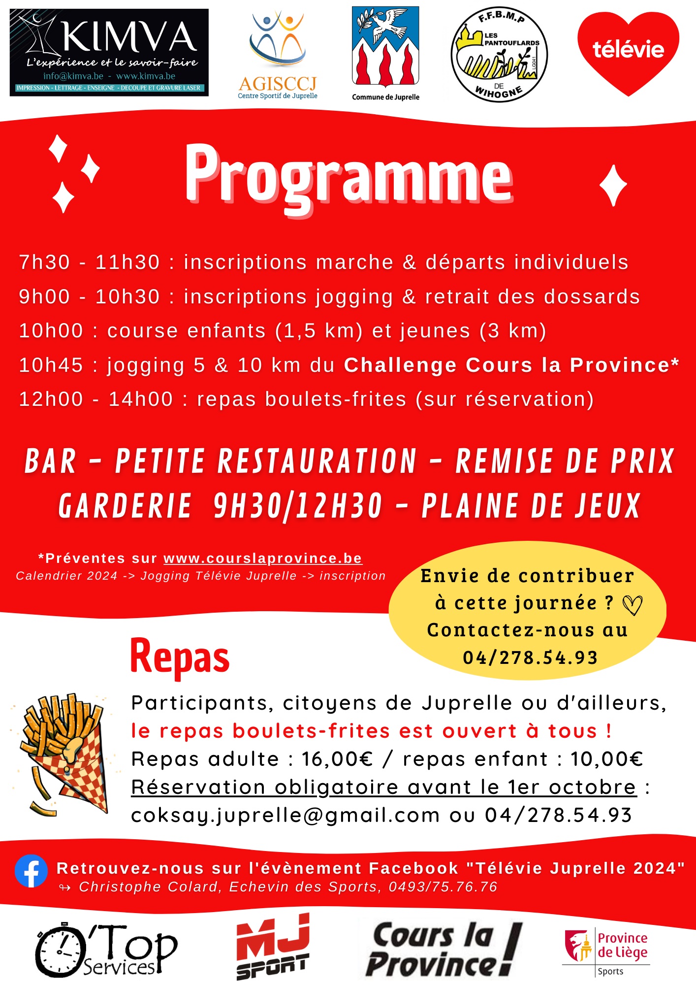 Flyer de la course - verso