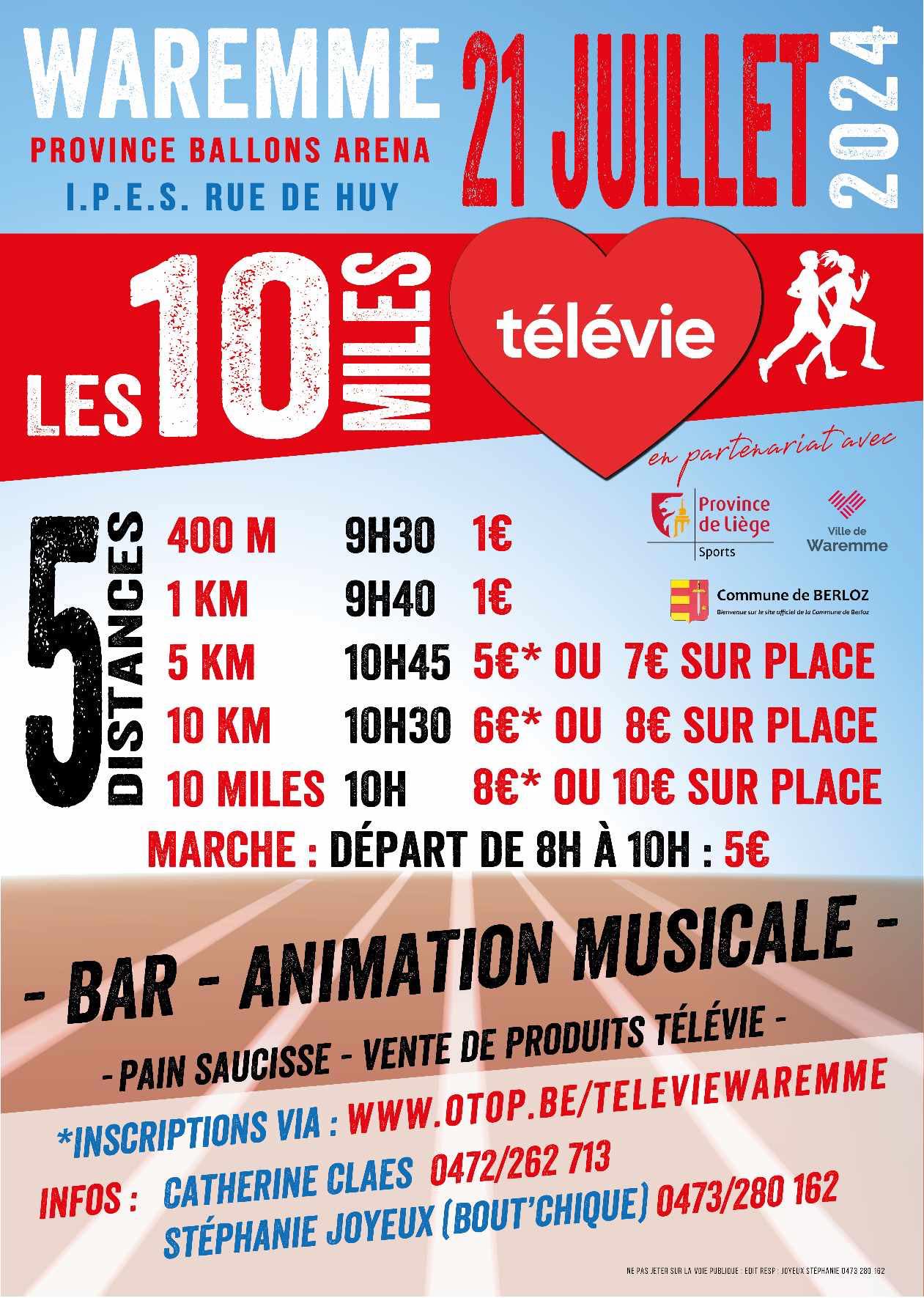 Flyer de la course